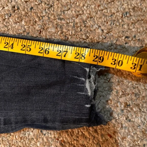 Maurices Dark Blue Distressed Skinny Jeans - Picture 5 of 5